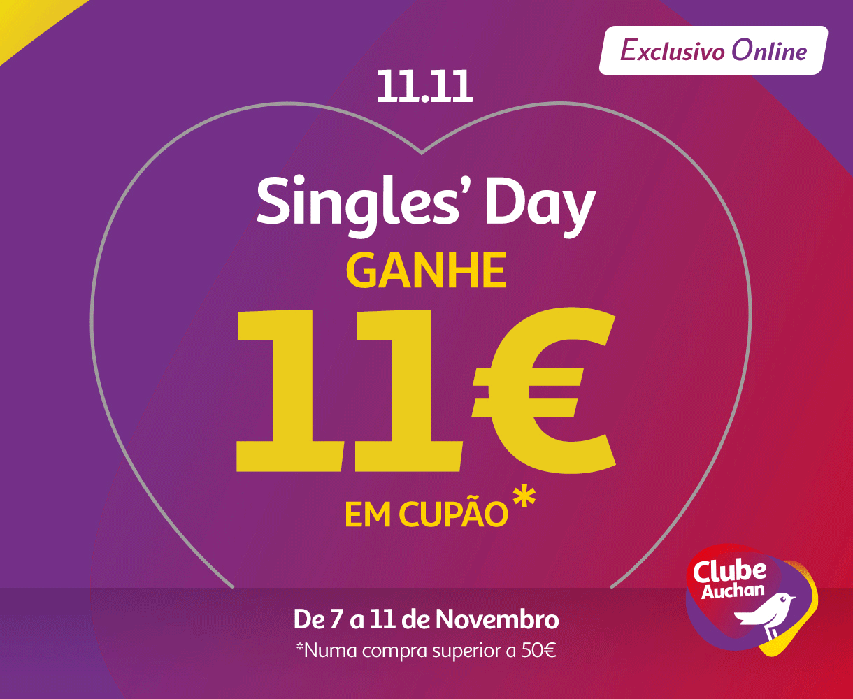 Campanha Singles Day Auchan